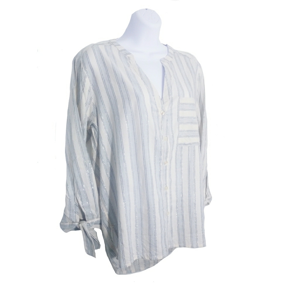 *NEW* Finn & Grace stripe blouse size small